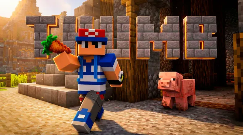 Minecraft 3D thumbnail 5 made by Storm Thumbmaker